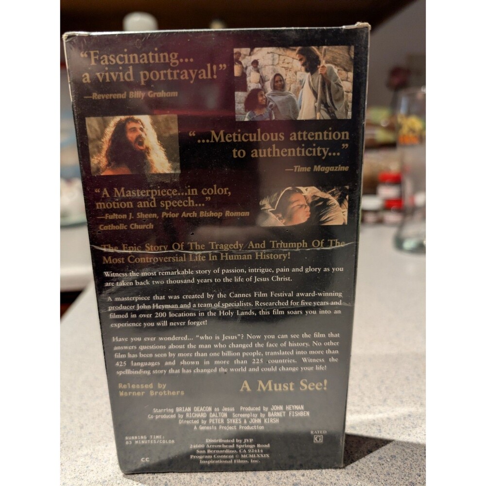 NEW SEALED Jesus Film VHS (1979) Brian Deacon + Jesus Storybook Bible HC Bundle - Picture 7 of 10